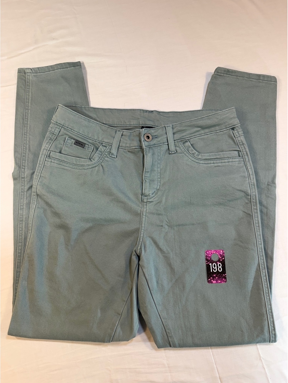 Kuhl Women's Light Green Skinny Jeans Size 10 Regular